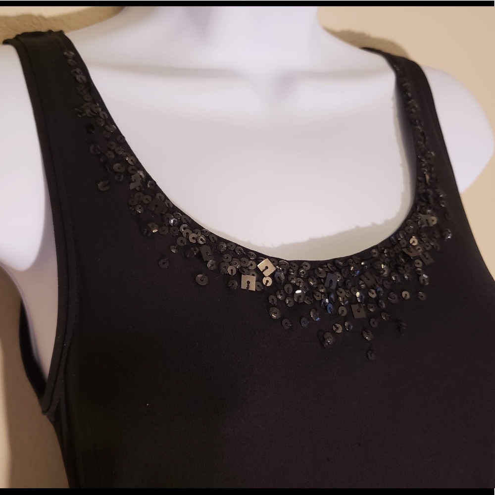 ๐ Eileen Fisher 100% silk black top - Picture 4 of 5